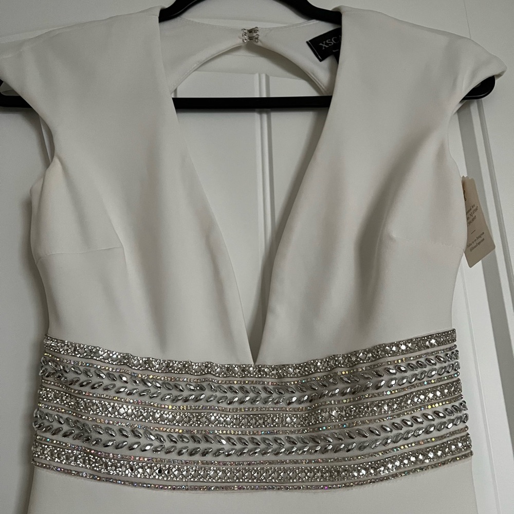 White Evening Gown